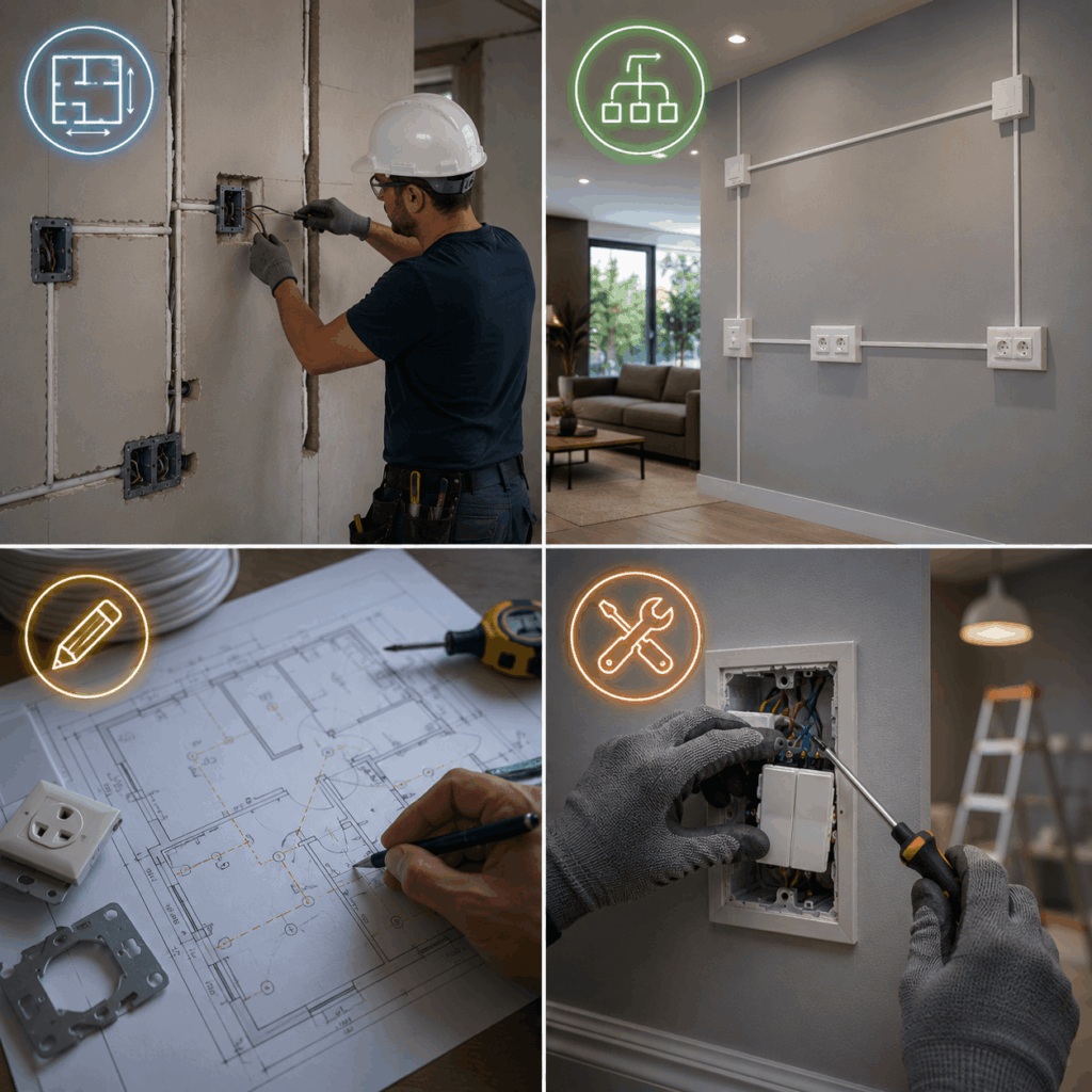 Redistribución de instalaciones eléctricas